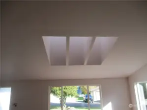 Living room skylight