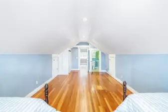 Huge upper floor bonus/rec room with half bath