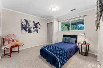 Bedroom three is downstairs