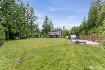 Over a half acre here - Your dog will love this place!