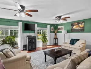 large family room addition.