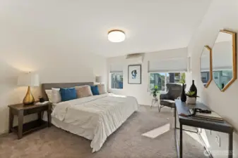 Large primary suite occupies the entire third floor