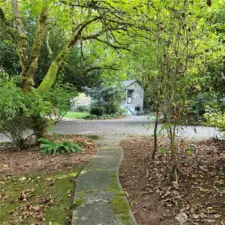 2nd Home entrance an parking area