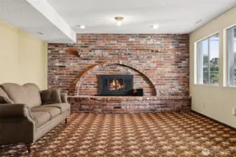 Warm and inviting recreation area