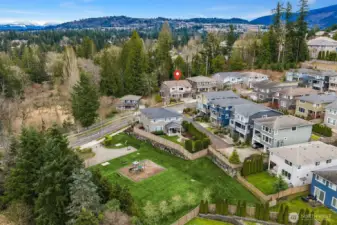 Perfectly located minutes from everything, yet private setting.  Minutes to Metropolitan Market, Trader Joes, Highlands shopping district with retail, dining, entertainment along with Costco and other big box stores.