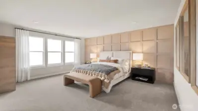 Unwind and stretch out in your large primary bedroom featuring natural lighting.