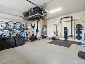 Fully finished garage is a very special highlight of the home.
