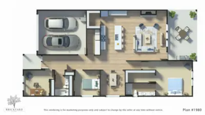 Floor plan rendering