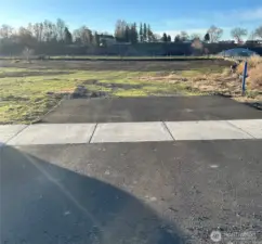 Entrance looking at parcel