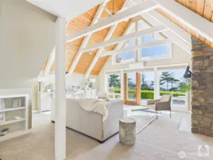 Family Room - view is from the kitchen.