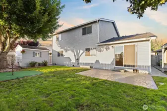 Backyard with Patio