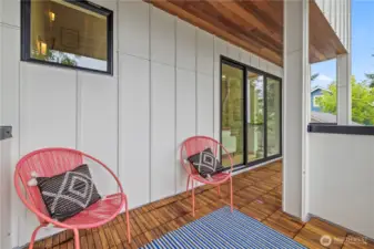 One of the multiple decks/balconies