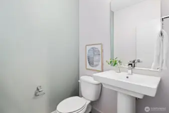 Main floor powder room
