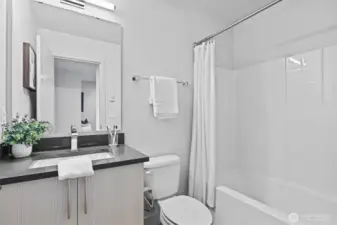 Upstairs guest bath