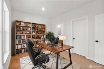 Lower room use as office