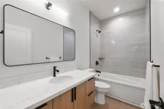 Private bathroom for lower room