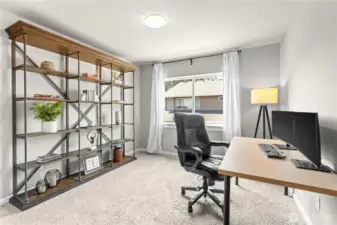4th bedroom used as an office