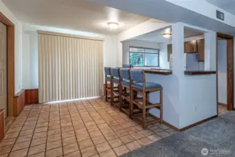 Second kitchenette down stairs
