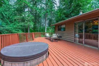 Deck backyard