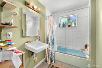 Main floor bathroom in house