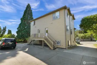 Back of the duplex