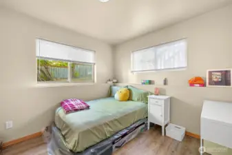 Downstairs bedroom 4 in duplex