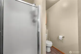 Downstairs bathroom in duplex