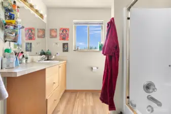 Upstairs bathroom of 921