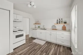 Unit C kitchen