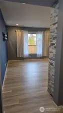 entering the living room