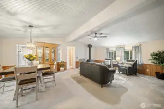 The new coat of paint and updated lighting provide the finishing touches!