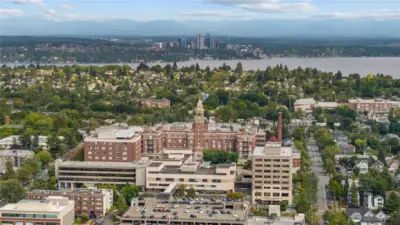 The world class Seattle University on 1st Hill.