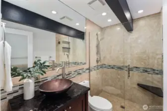 Guest bath, upper level.