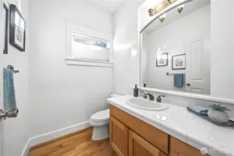 1/2 bath on main