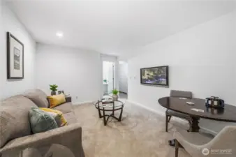 Downstairs bonus room