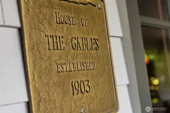 Welcome to The Gables, "Medina's first great home' as described by author Junius Rochester in Lakelure.