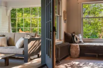 Don't miss a beat--let the music play from speakers indoors and out.