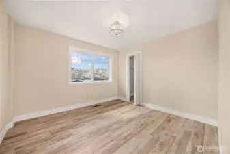 Guest room 1 with walk-in closet
