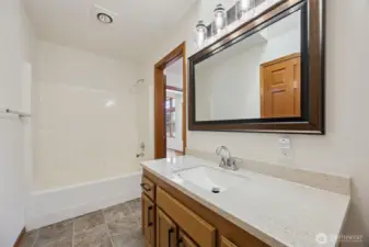 Updated 3 piece Jr. Ensuite bath