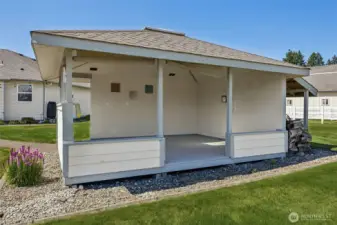 Gazebo wired for a Hot Tub