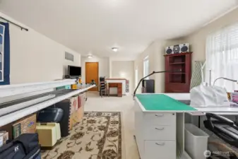 Alternate view of spacious flex room upstairs