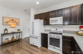 Kitchen leading into the dining room