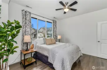 Large comfortable main suite bedroom