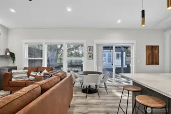 Access to Large Back Deck in Backyard