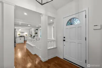 Gracious entryway