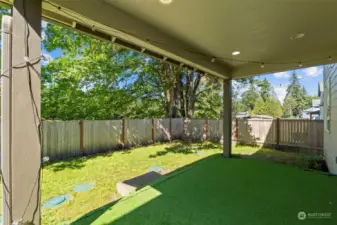 Located just off the main level slider is a covered patio. Perfect for those summer BBQ's!