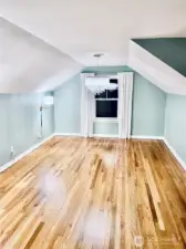 primary suite on second floor