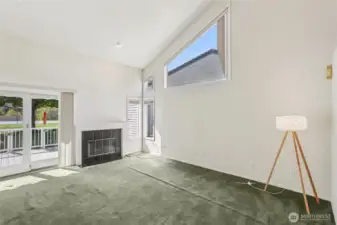 Cozy Gas (propane) fireplace in Great room