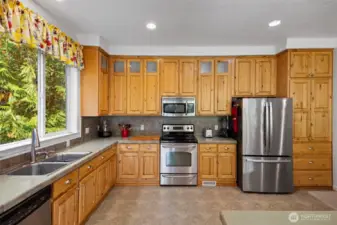 Huge kitchen