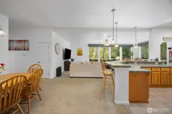 Entry looking into living area